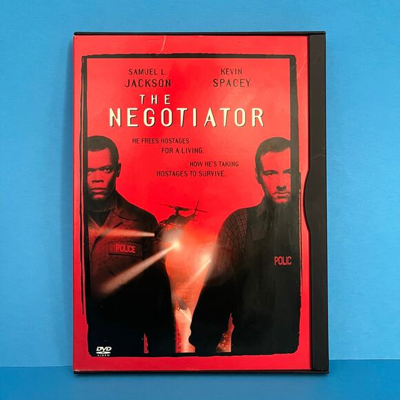 The Negotiator DVD (1998) Samuel L. Jackson Kevin Spacey Thriller Action - Picture 1 of 6